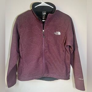 The North Face Women’s TNF Apex Jacket Purple Paisley Fleece Size: Medium Coat